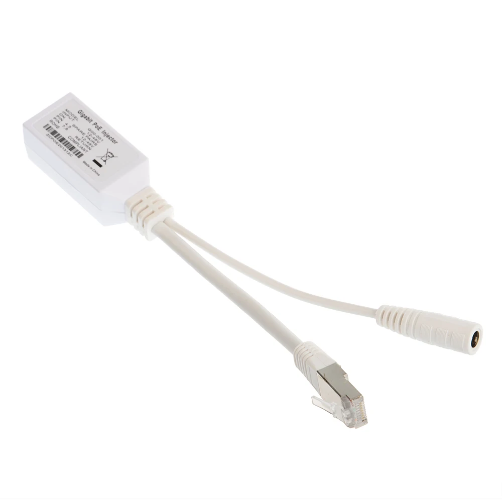 12V-56в Gigabit PoE кабель инжектора разделитель Poe Инжектор экранированный RJ45 разъем