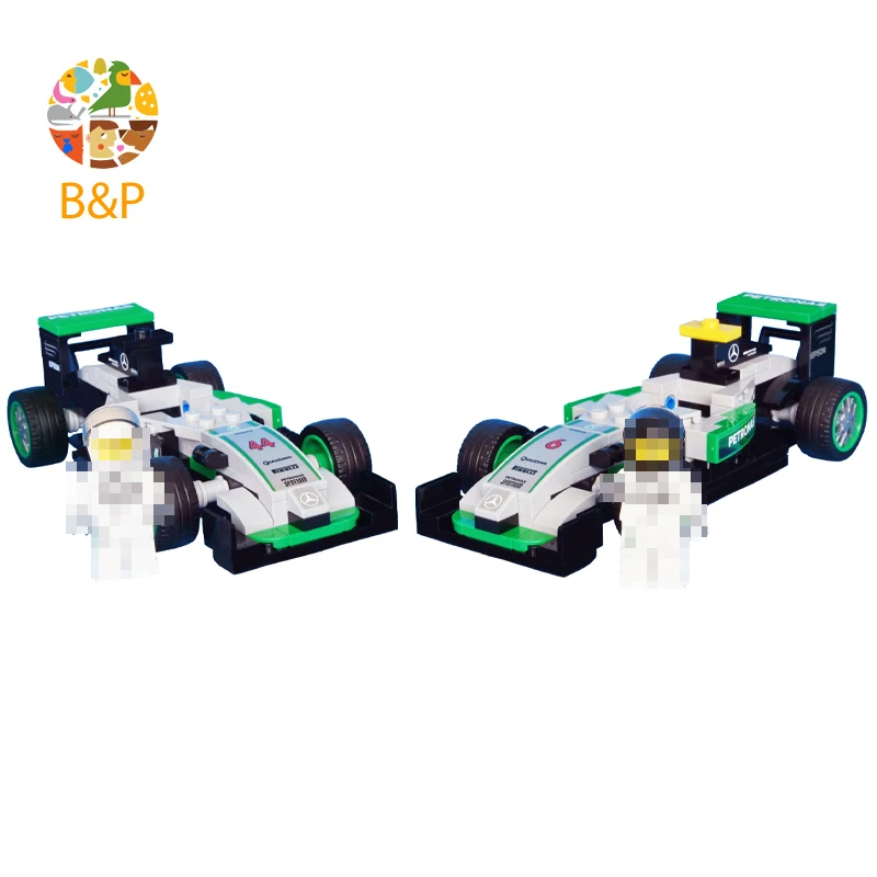 75883 1015 шт. техническая серия The Speed Champions Amg Petronas Formula One Team строительные блоки
