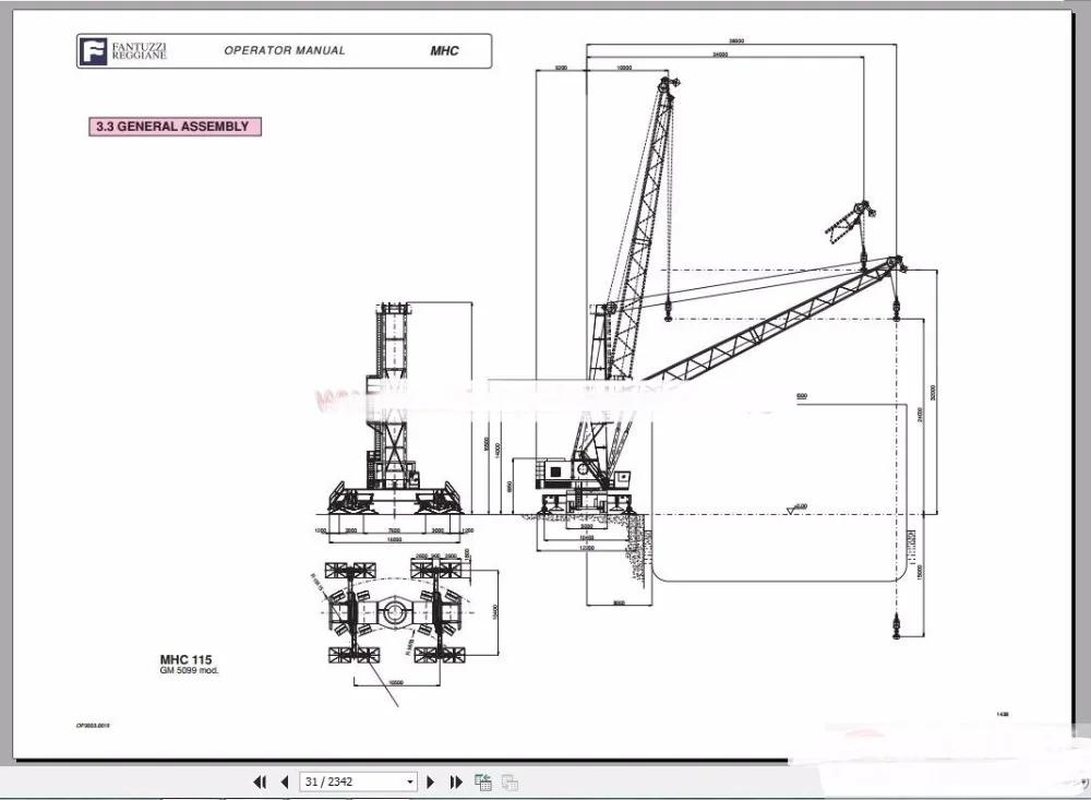 Fantuzzi Harbnour Cranes Operator Maintenance Manual Hydraulic and Electrical Schematic | Автомобили и мотоциклы
