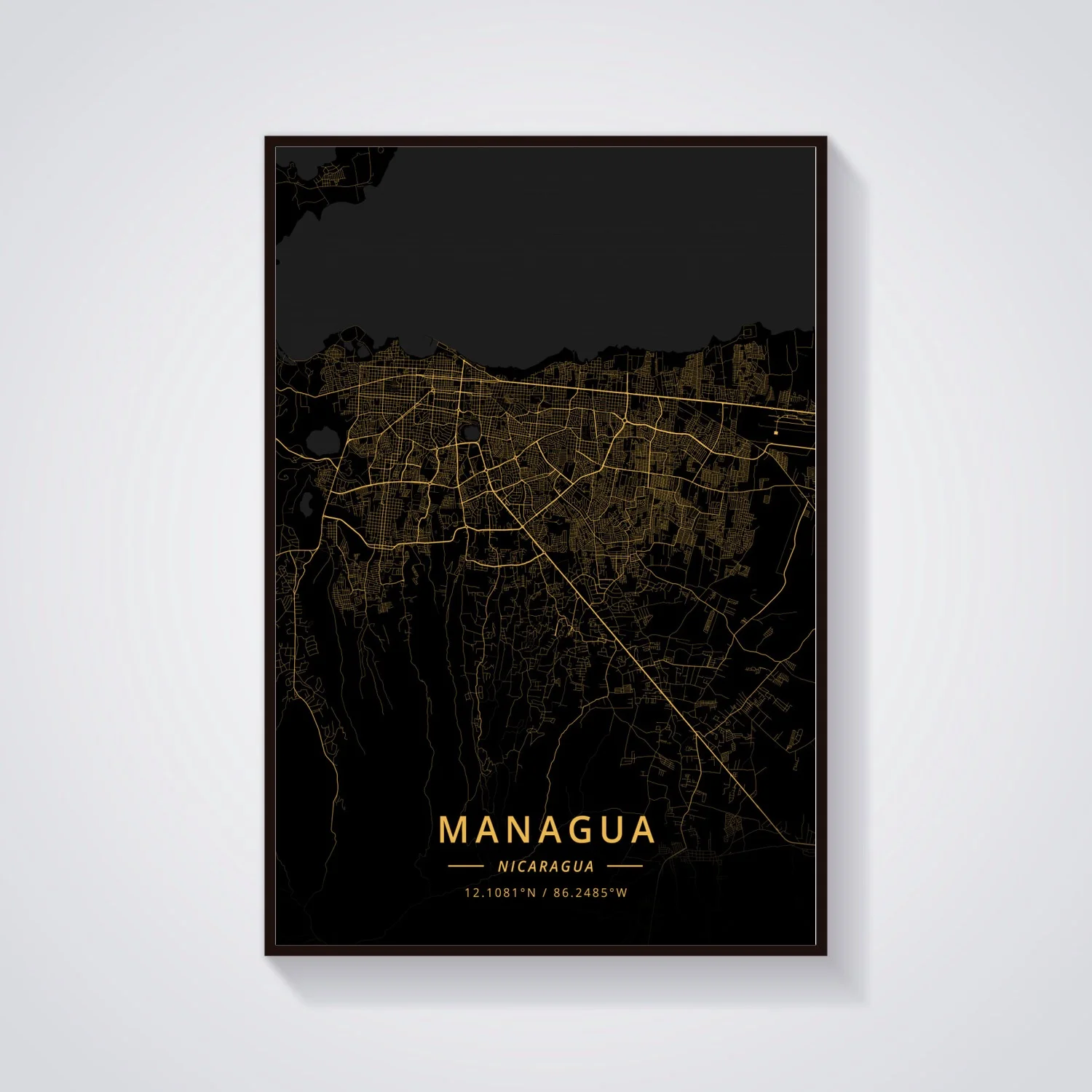 

Managua Nicaragua Poster