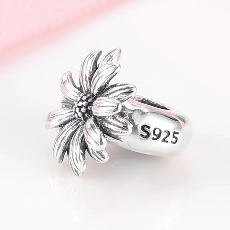 100% 925 стерлингового серебра Элегантный Дейзи фиксаторы уход за кожей лица маска