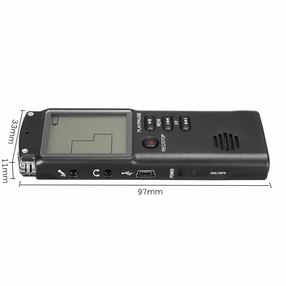 8 ГБ 16 ГБ 32 ГБ диктофон ручка USB Встроенный микрофон MP3-плеер Диктофон цифровой Аудио Диктофон с VAR/VOR