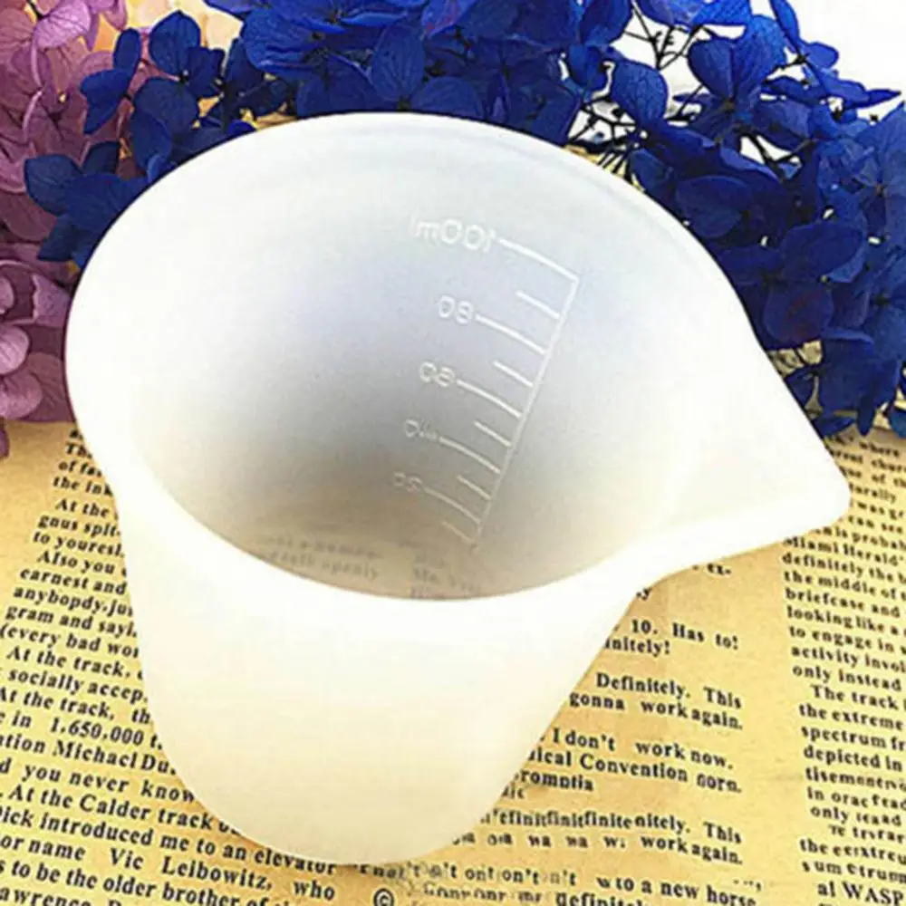 100ml Baking Kitchen Silicone Graduated Measuring Cup Scales Pour DIY Craft Jewelry Tool | Украшения и аксессуары
