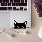 Наклейки на стену в виде кошки, виниловые наклейки для компьютера, ноутбука, переключатель светильник в виде животных, съемные художественные наклейки для детской комнаты