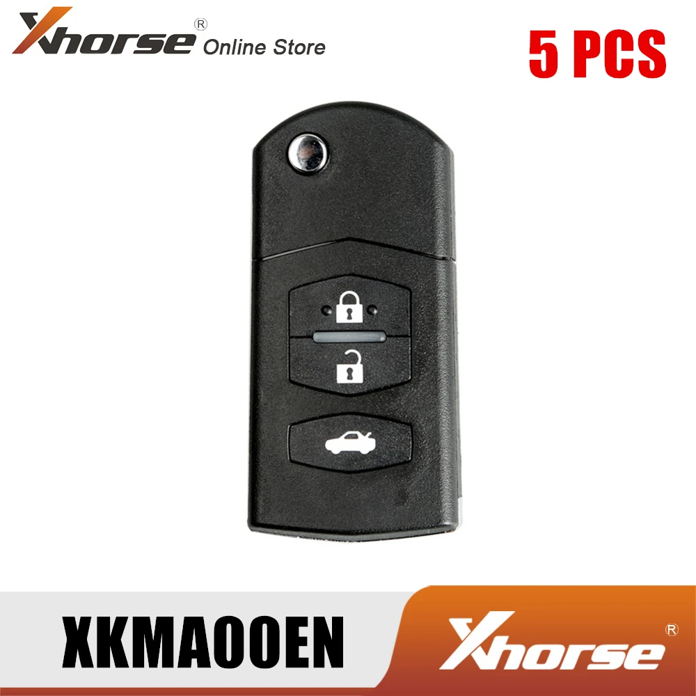Xhorse XKMA00EN проводной дистанционный ключ для Mazda Flip 3 кнопки английский 5 шт./лот| |
