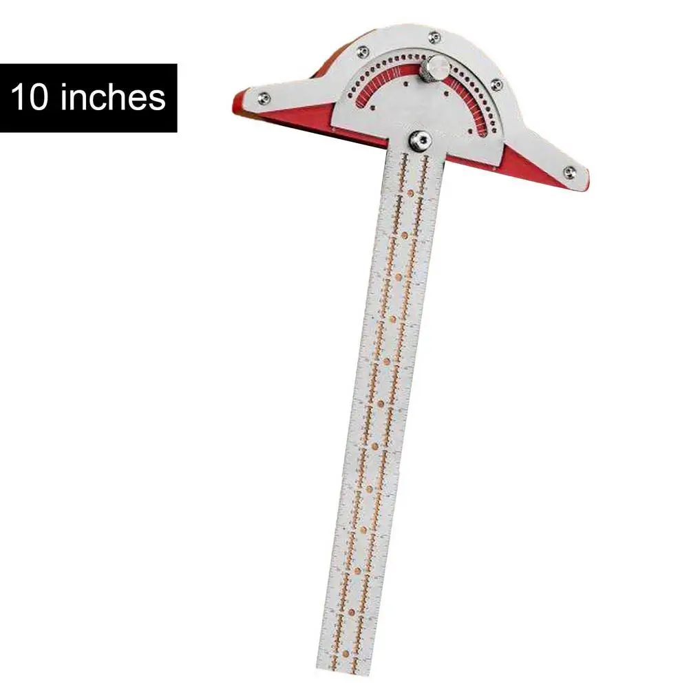 

Woodworkers Edge Rule Woodworking Protractor Measure Tool No shelf
