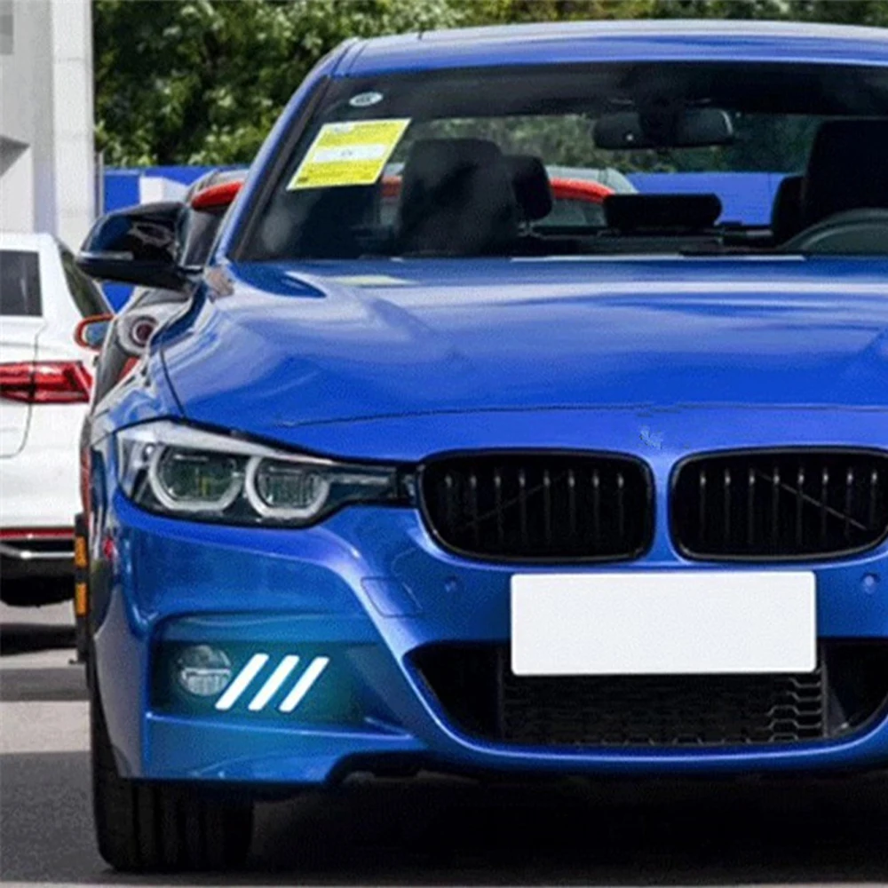 Автомобильные мигающие дневные ходовые огни для BMW F30 3 серии 2018 2019 светодиодный DRL