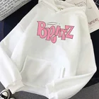 Толстовка Bratz с надписью Harajuku Kawaii, женская зимняя одежда Kpop, Женский Топ, эстетические толстовки большого размера, Худи для друзей