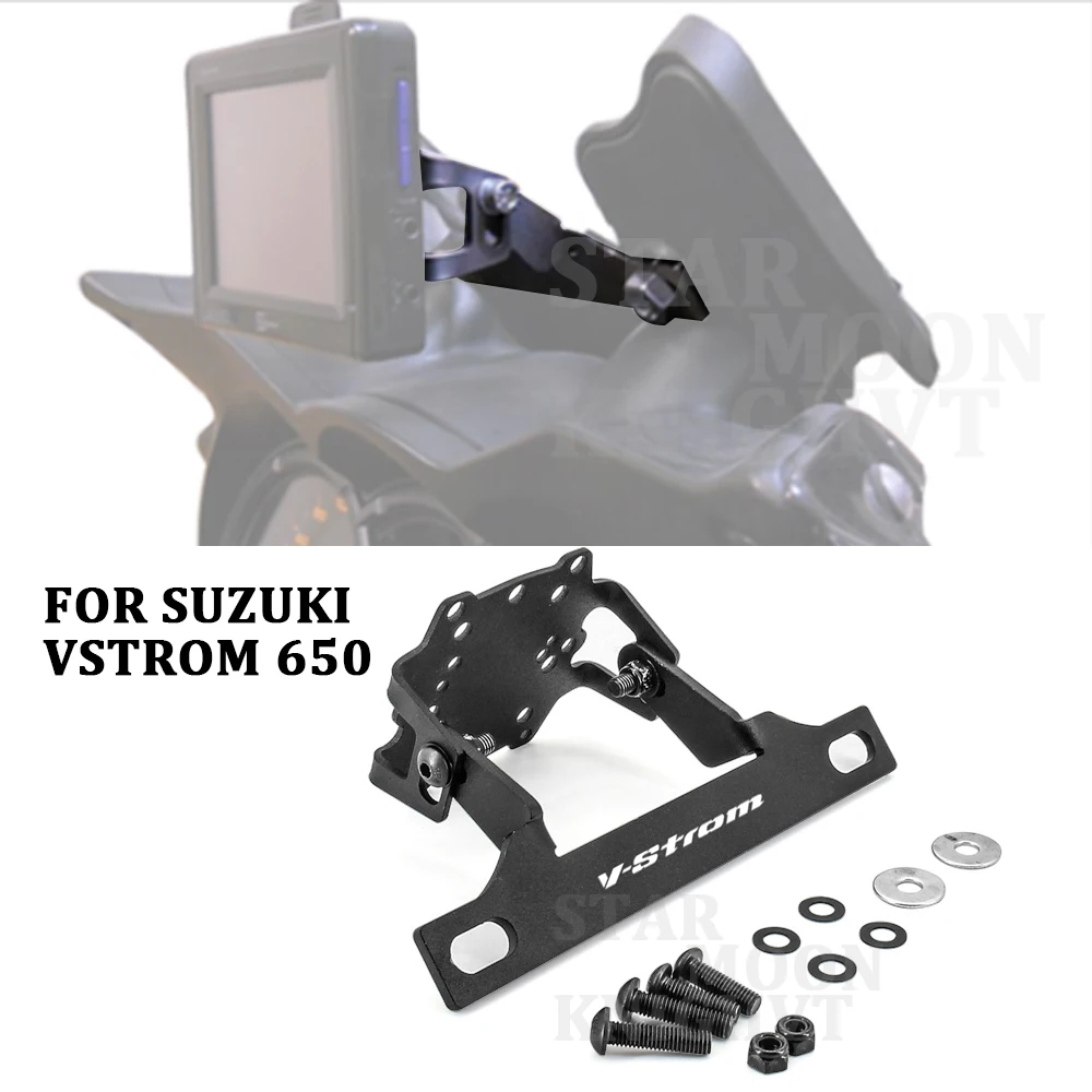 

For Suzuki V-Strom 650 2004 - 2011 2010 2009 2008 2007 Vstrom Windscren Bracket Mount Smartphone GPS Holder Navigation bracket