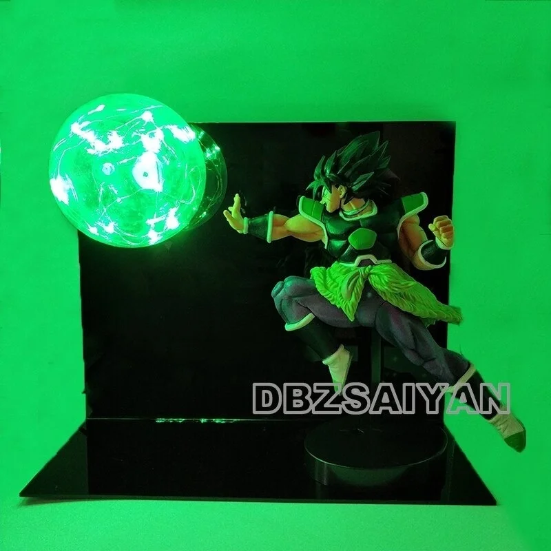 Dragon Ball и super Goku Vegeta Gogeta figulas светодиодный светильник Dragon Ball Лампа Ultra Instinct Goku декоративный ночной Светильник для спальни подарки - Цвет: broly