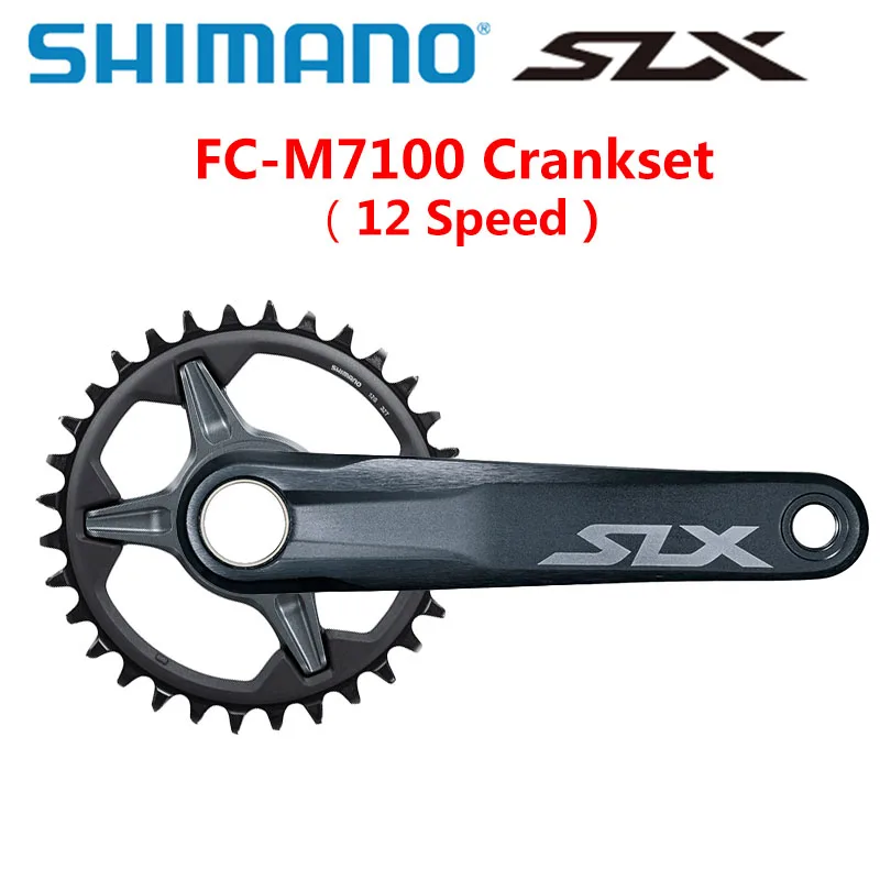Шатун SHIMANO DEROE SLX FC M7100 12 Скоростей 32T 34T 170 мм 175 мм HOLLOWTECH II MTB