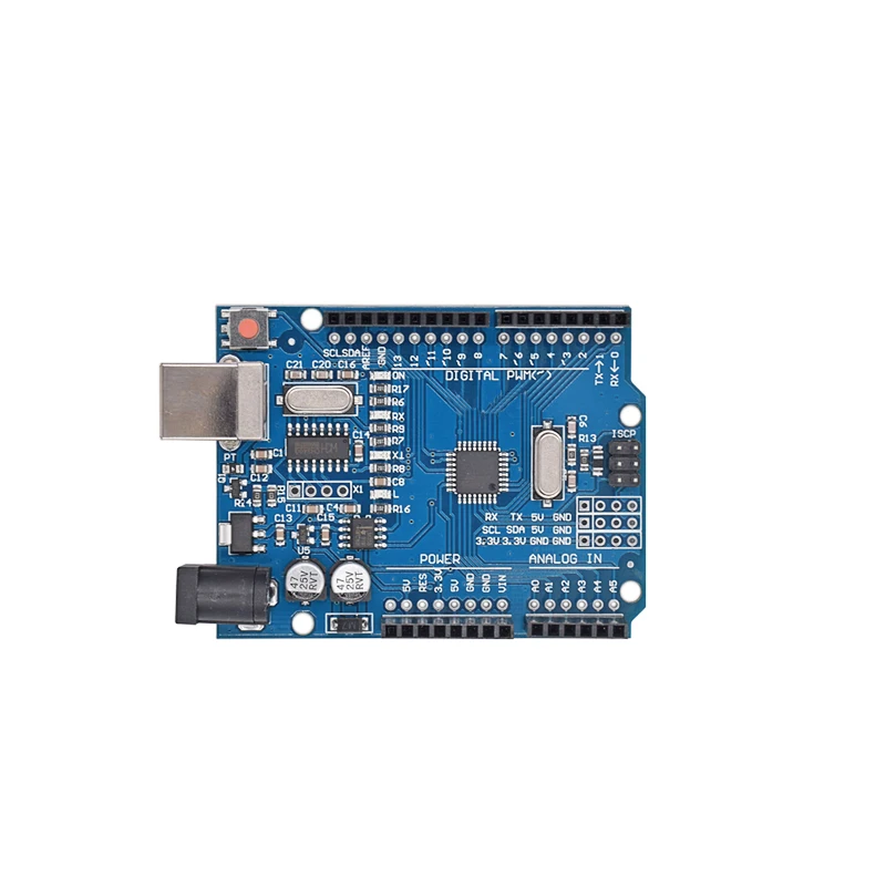 5 шт./лот R3 MEGA328P CH340 CH340G для Arduino R3 с USB кабелем