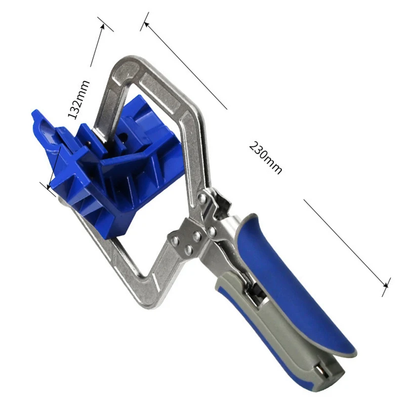 

1pcs Auto-adjustable 90 Degree Right Angle Woodworking Clamp Quick Clamp Pliers Picture Frame Corner Clip Hand Tool T-Clamp