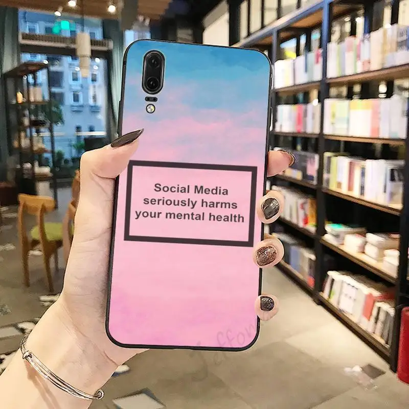 

Quote Text Phrase art aesthetics Phone Case For Huawei honor Mate P 10 20 30 40 Pro 10i 9 10 20 8 x Lite