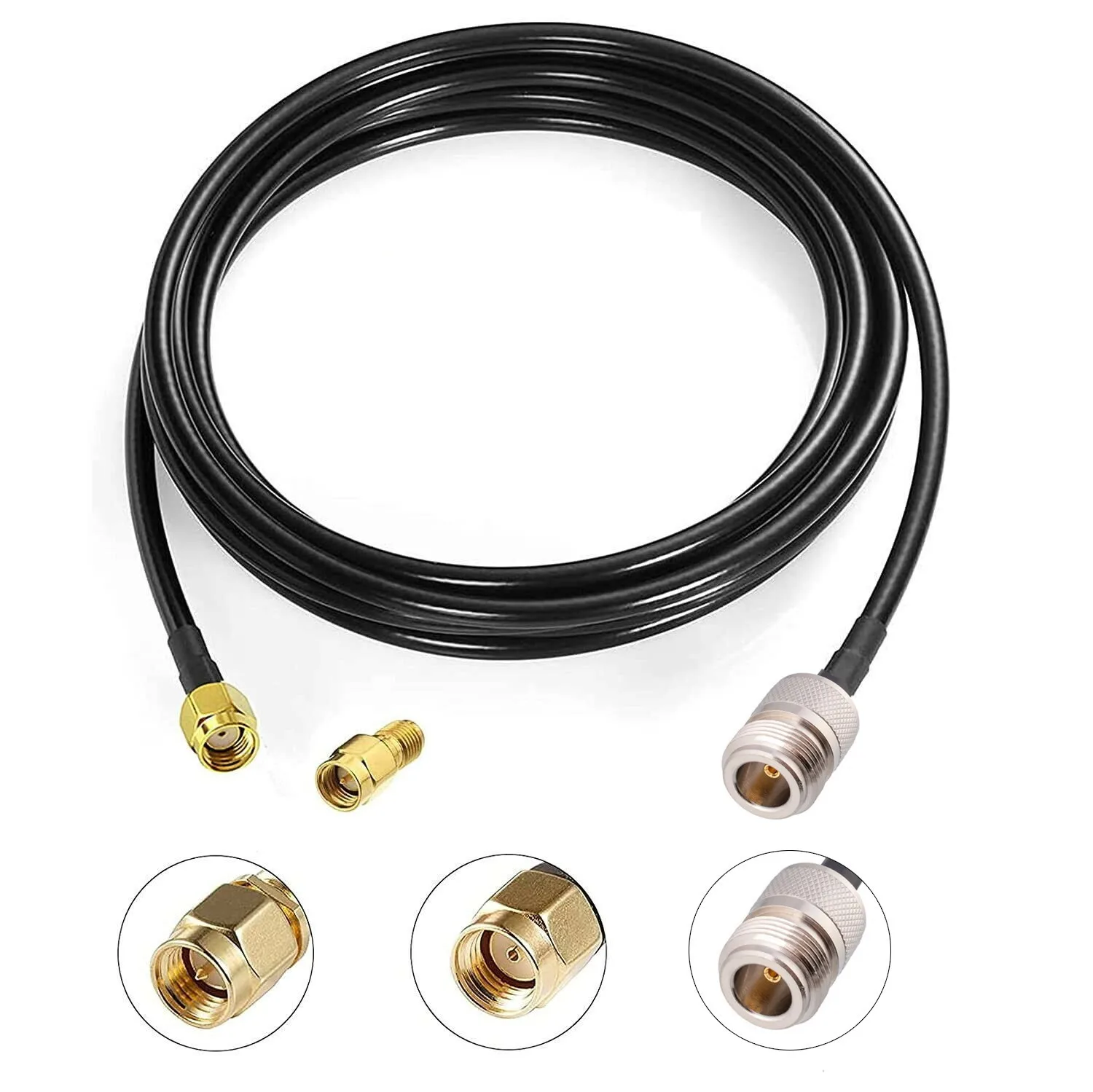 

16.4FT RP-SMA Male To N-K Female Antenna Cable RF GNSS Receiver Extension Cable For RAK Nebra Bobcat Helium Hotspot HNT Antenna