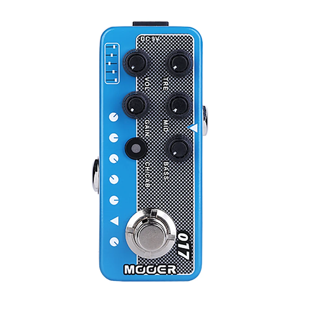 Цифровой предусилитель Mooer 017 гитарная педаль имитация шкафа двухканальная