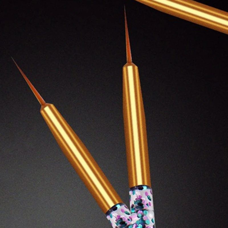 3 шт. акриловые бусины блесток стержень выдвижной ручки УФ Гель-лак для ногтей