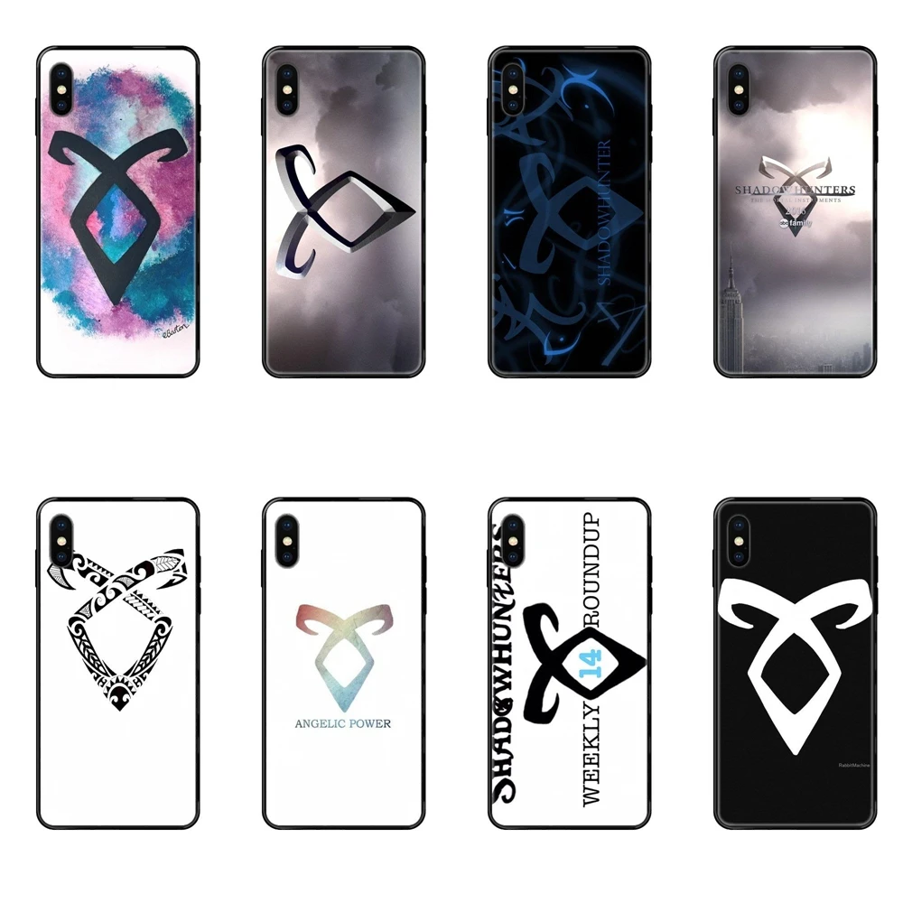 Черные Мягкие ТПУ телефоны Shadowhunters Angelic Rune Live Love для Samsung Galaxy S5 S6 S7 S8 S9 S10 S10e S20 edge Lite