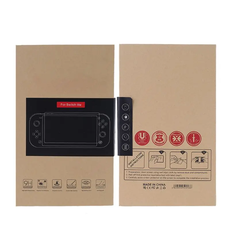 Ультратонкое стекло для экрана Switch Lite закаленное переключателя NS Q6PA|Защита
