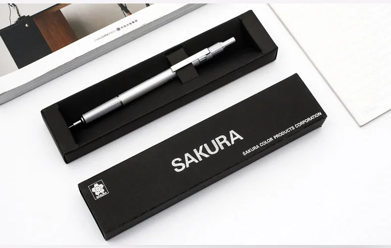1 шт. Sakura XS-30 механический чертежный карандаш с ластиком сверху многоразового использования 0,3 мм 0,5 мм свинцовые выдвижные эскизные карандаши