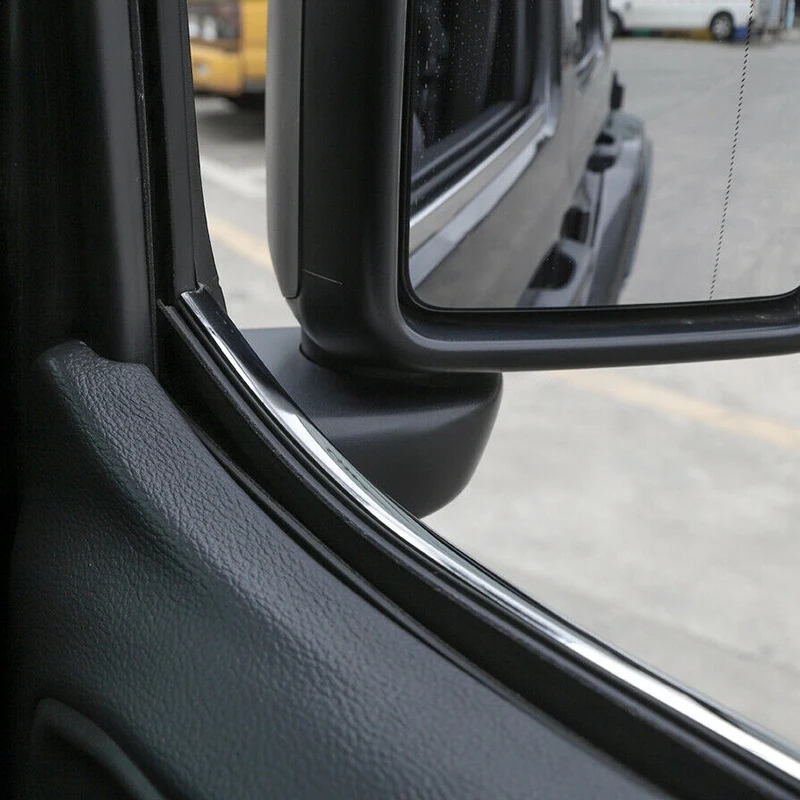 

Car Modification Parts 4 Chrome-Plated Steel Lower Window Trims for Jeep Wrangler JL + 4 Doors