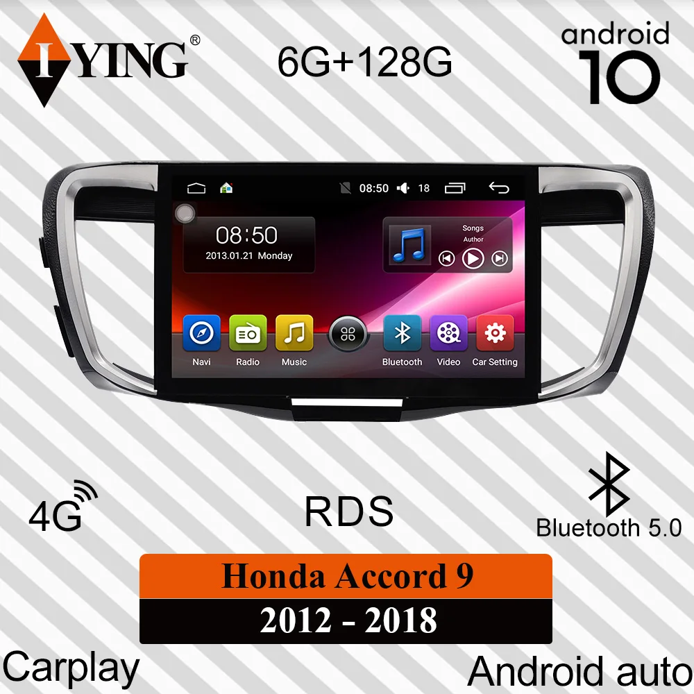 Автомагнитола IYING для Honda Accord 9 CR 2012 2018 Android автомобильный мультимедийный