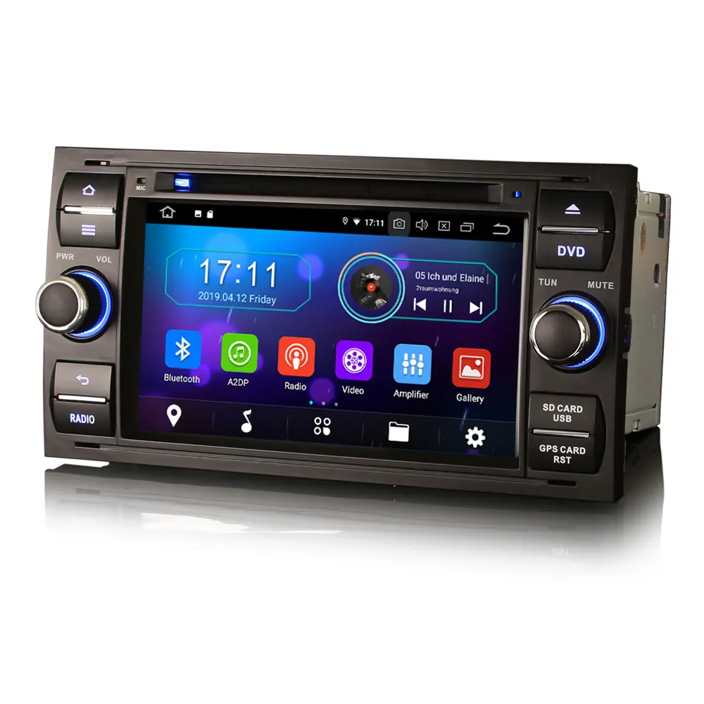 7 &quotAndroid 10 0 OS автомобильный DVD Мультимедийная система GPS радио плеер для Ford Focus 2005