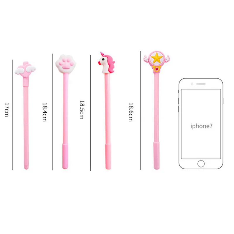 Гелевая ручка 10 шт./компл. флеш-накопитель в виде единорога г. | Канцтовары для