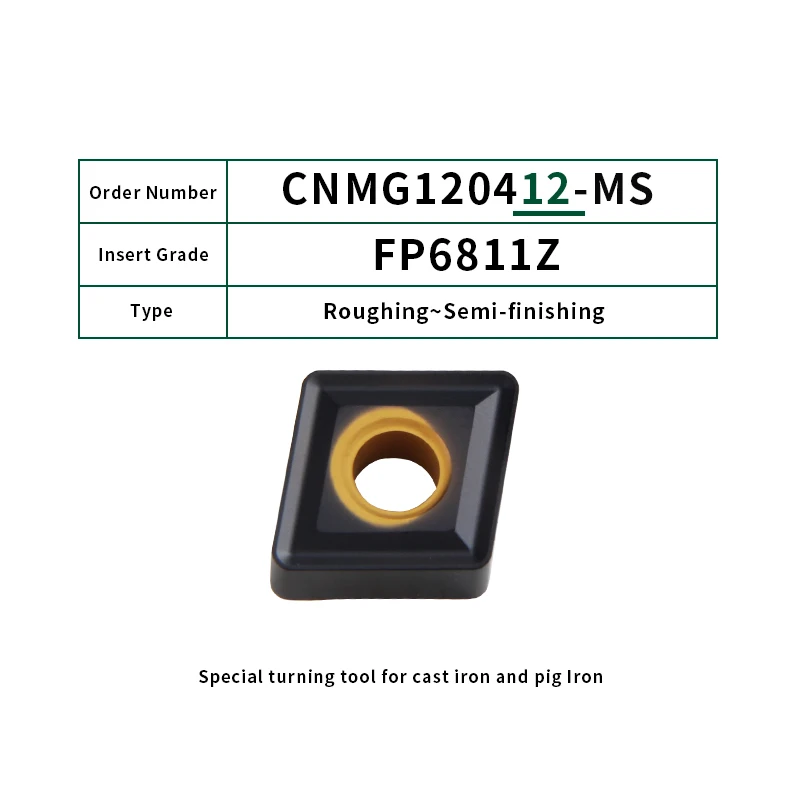 FivePears 10 шт. CNMG120404/08 12-MA MS TM ZEM ZPM внешний твердосплавный инструмент для обработки деталей вращения вставки токарно-винторезные станки с ЧПУ с резьбовой головкой, режущий инструмент