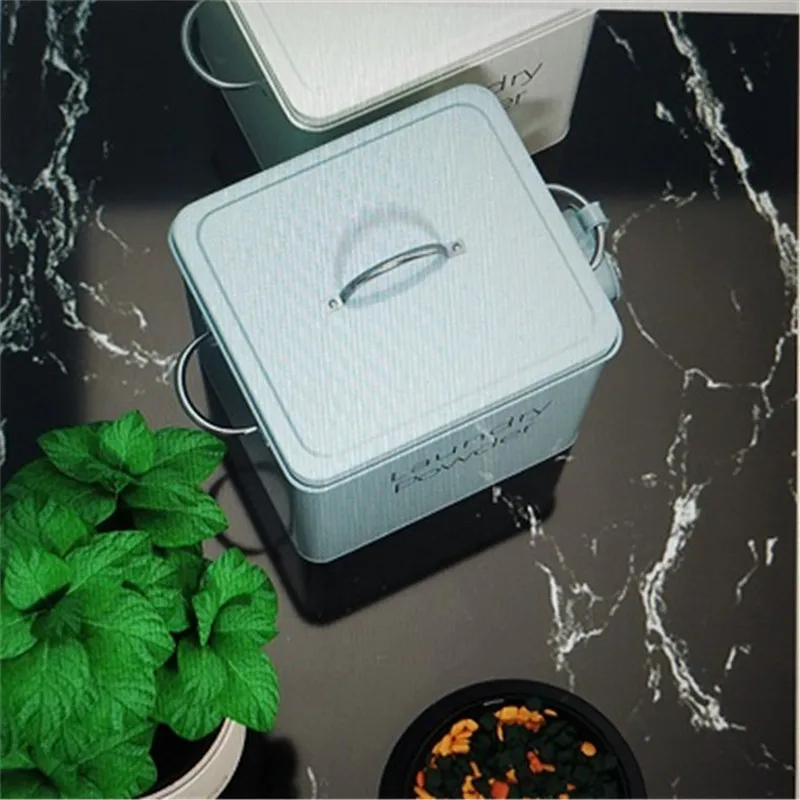 Женская коробка для хранения порошка с ложкой ведро еды собак снэки риса пасты