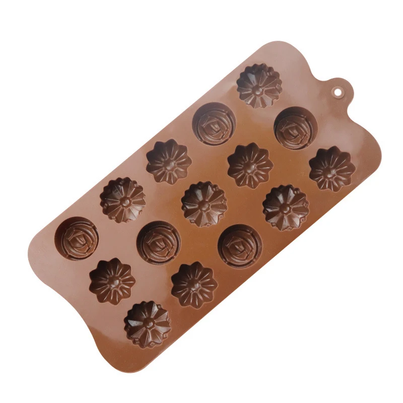 

Новая модная форма для выпечки цветов розы силиконовая форма для выпечки шоколадных тортов