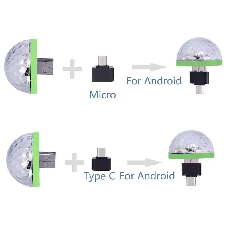 Мини USB светодиодный светильник светильники для диско этапа Рождество вечерние DJ