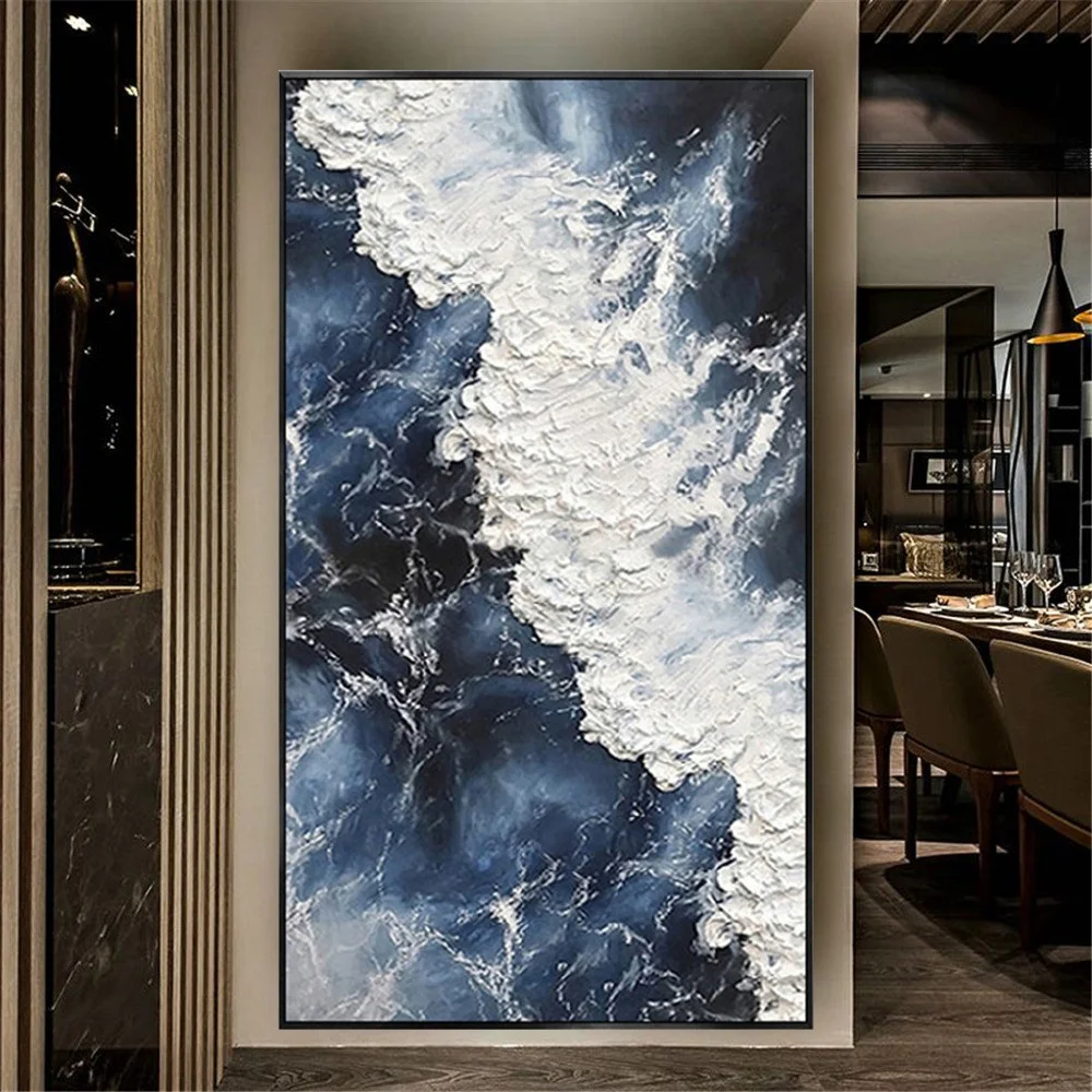 

Modern Hand-painted oil painting Abstract Texture Acrylic Canvas Painting Wall Decor Art Latest Design Canvas home decor picture