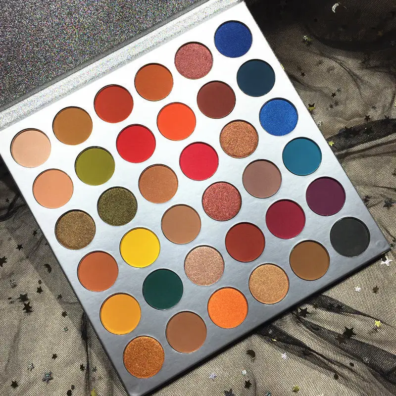 Beauty Glazed палитра теней для век мерцающие матовые блестящие тени 36 оттенков