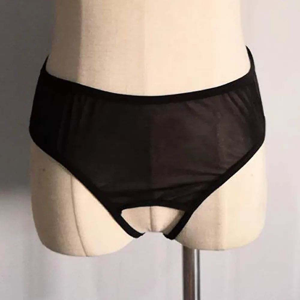 Women's underwear open crotch sexy lingerie bondage Erotic Briefs transparent panties g string Female thong lenceria@ | Тематическая
