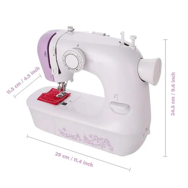 

Multifunction Mini Sewing Machine For Home Hand Machine To Sew Household Multifunction Crafting Mending Machine Maquina De Coser