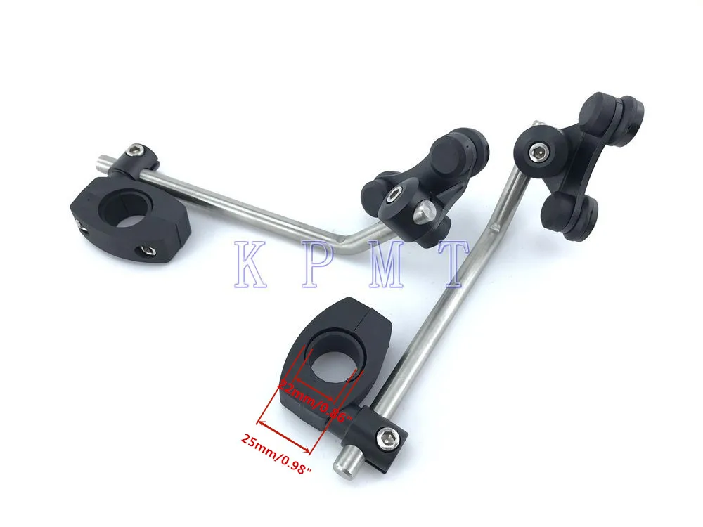 Лобовое стекло мотоцикла с регулируемым кронштейном ветровой экран для Yamaha FZ6 FZ1