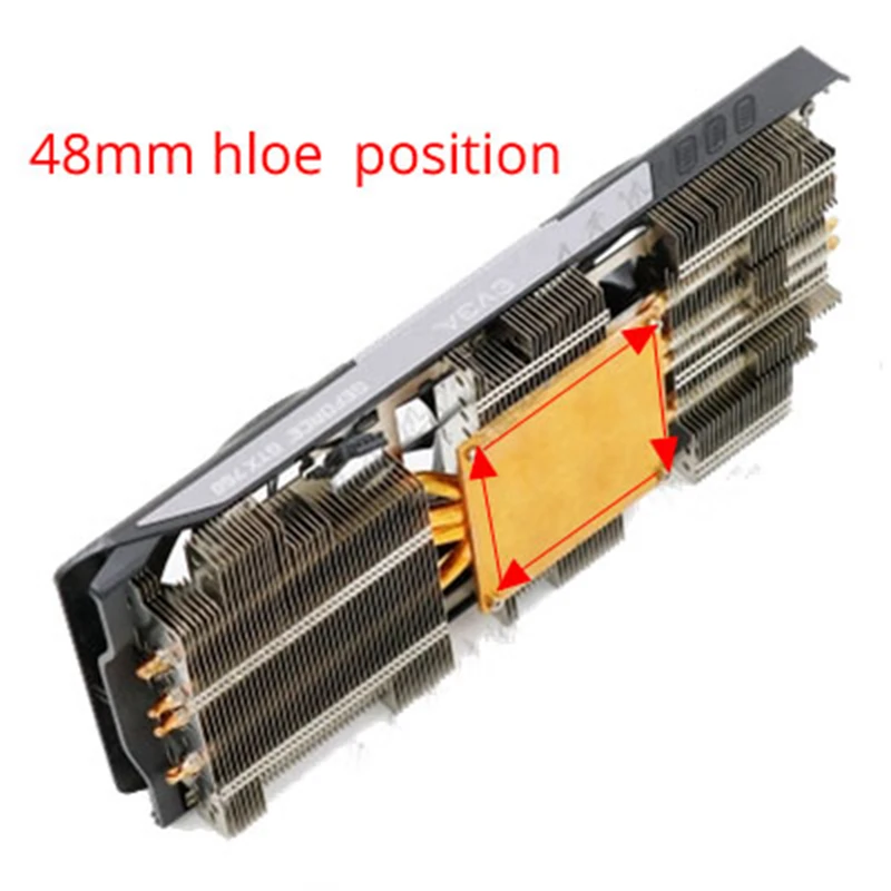 4pin вентилятор Графика карты Радиатор вентилятора видеокарты GTX 670 970 760 660ti 4