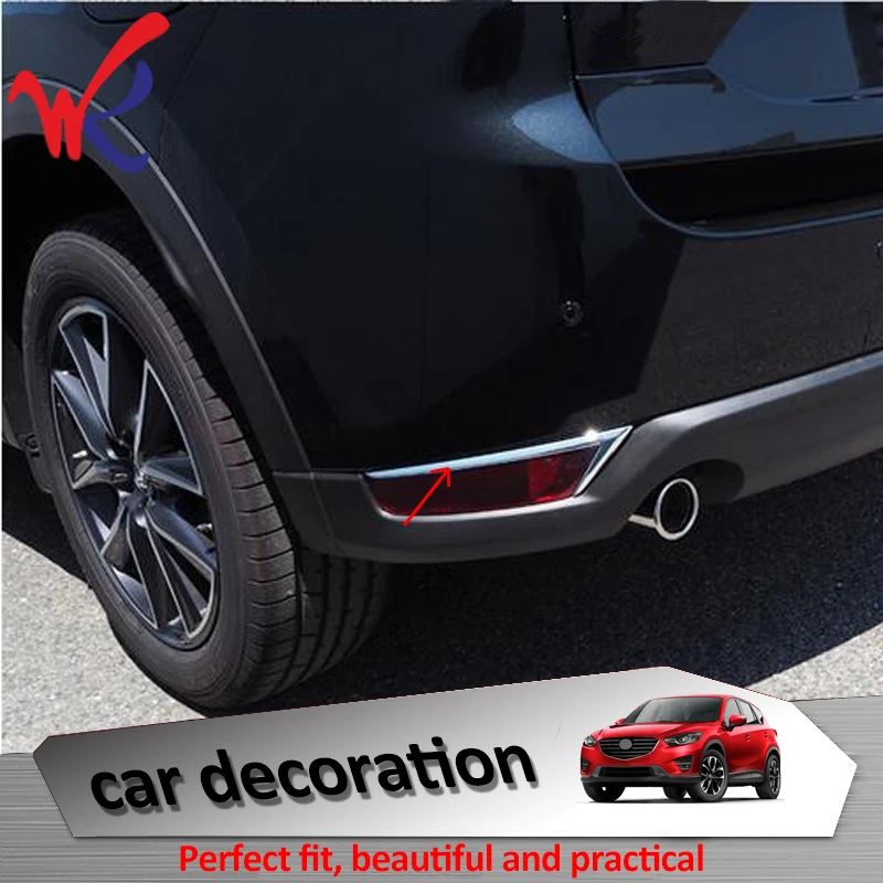 Лояльность для Mazda CX5 CX 5 2017 2018 лампа заднего противотуманного фонаря накладка