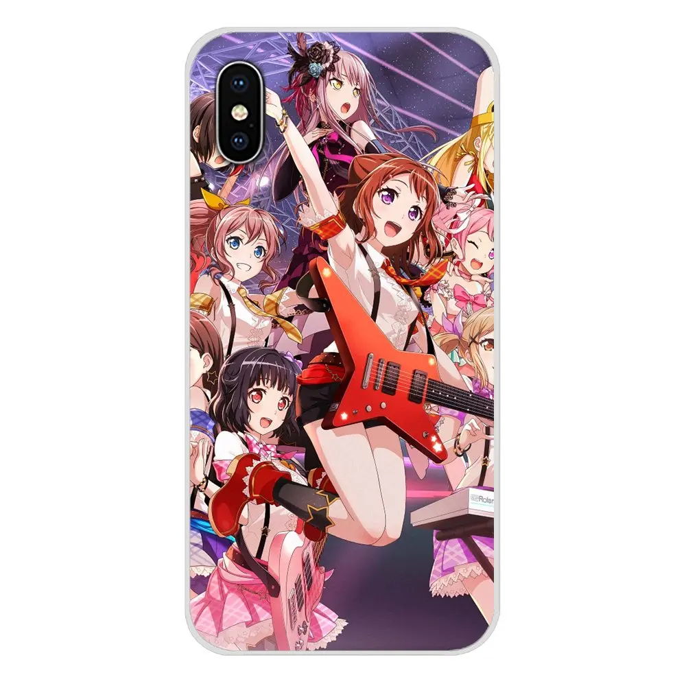 For Huawei G7 G8 P7 P8 P9 P10 P20 P30 Lite Mini Pro P Smart Plus 2017 2018 2019 Transparent TPU Skin Cover BanG Dream anime girl | Мобильные