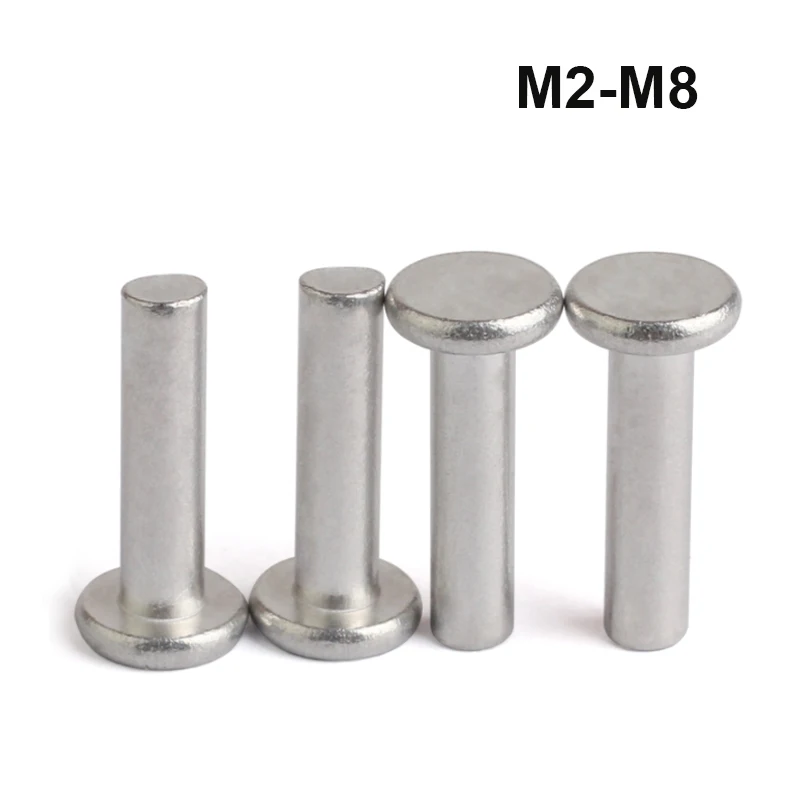 

GB109 Aluminium Solid Rivets M2 M2.5 M3 M4 M5 M6 M8