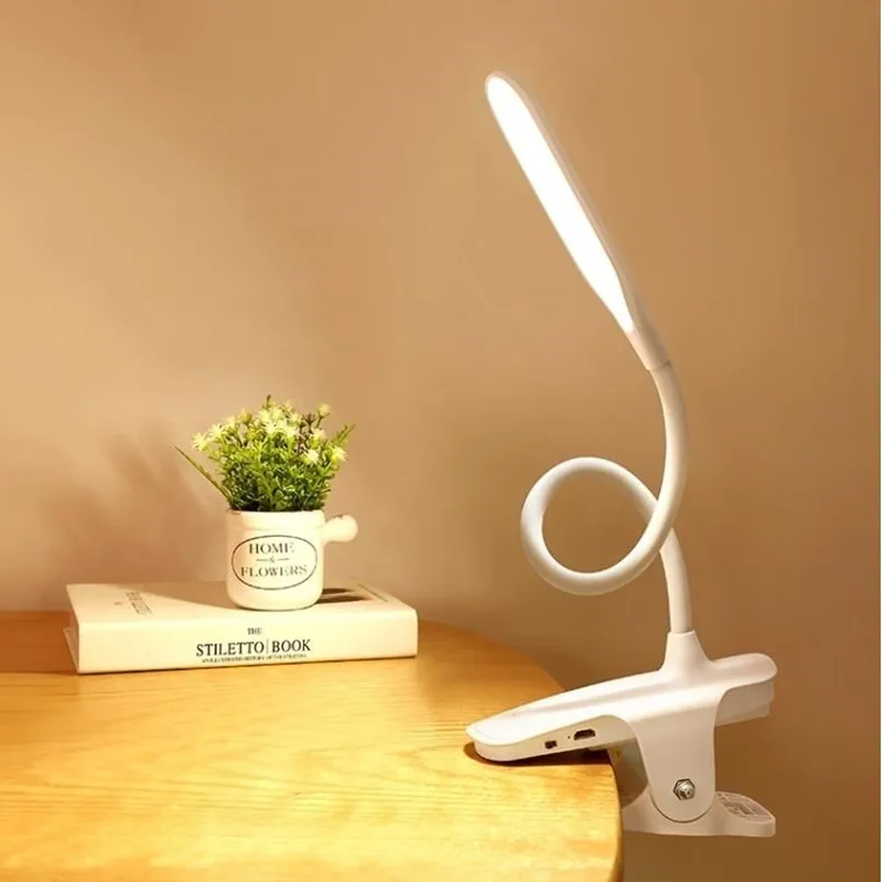 Портативный светодиодный настольная лампа USB Перезаряжаемый светильник для