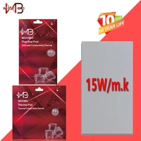 wovibo silicone pad 15w m k for cpu gpu ram m 2 nvme ssd led motherboard 120 mm 85mm 1mm 2mm 3mm thermal pad heat dissipation