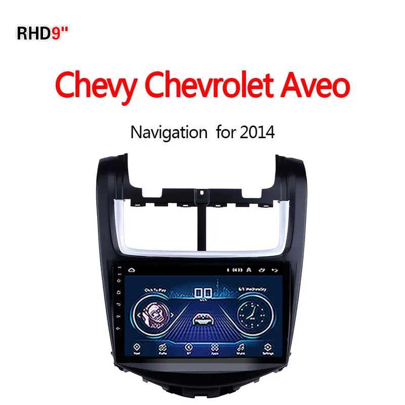 Lionet gps навигация для автомобиля Шевроле Авео 2014 9 дюймов RC1010X|GPS транспорта| |