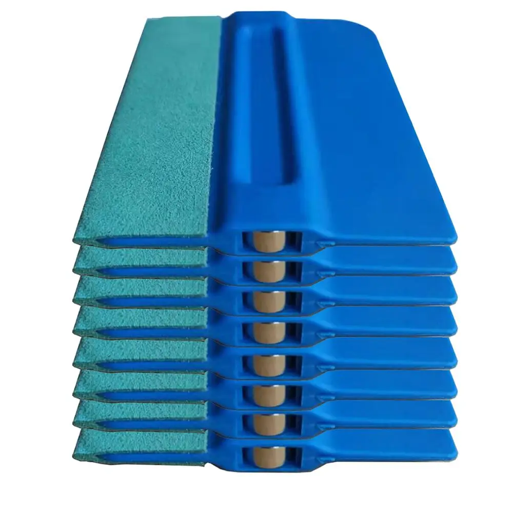 8 шт. Тонировка окон синий Магнитный Ракель с замшевым краем держатель для