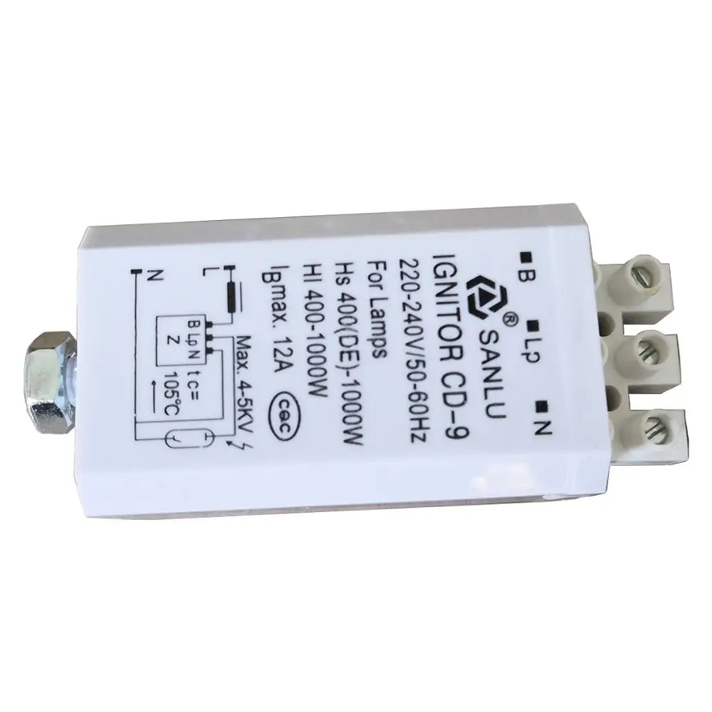 Sanlu CD 9 Ignitor электронные триггеры для сценических огней Hs 400(DE) 1000 Вт HQI HPS/MH 220 240 В/50 60