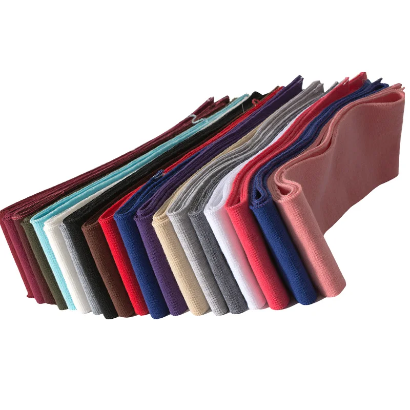 Эластичный трикотажный подол из полиэфира не скатывается эластичная пряжа 80 см