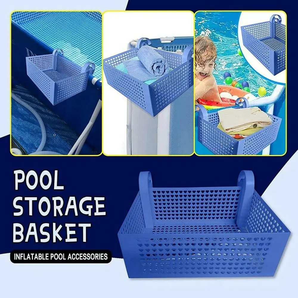 

Portable Organizer Large Capacity Case Mesh Baskets Hanging Removable Swimming Pool Storage Basket