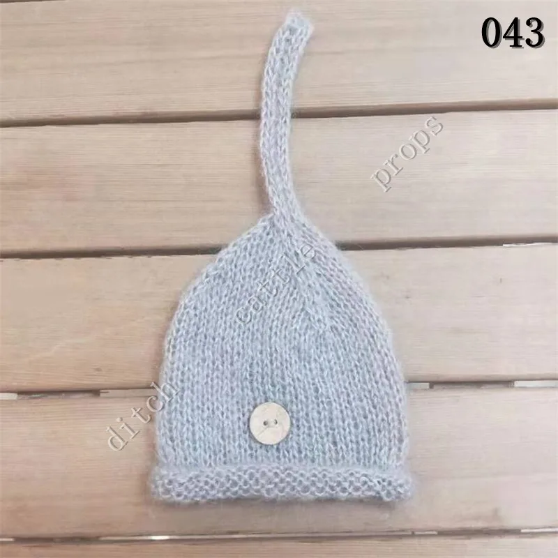 Handcraft Baby hand Knit Mohair Bonnet Photography Props. prop.on Shower Gift | Детская одежда и обувь