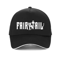 anime fairy tail unisex baseball cap harajuku cartoon women hat summer outdoor sunhat adjustable gorra snapback hats